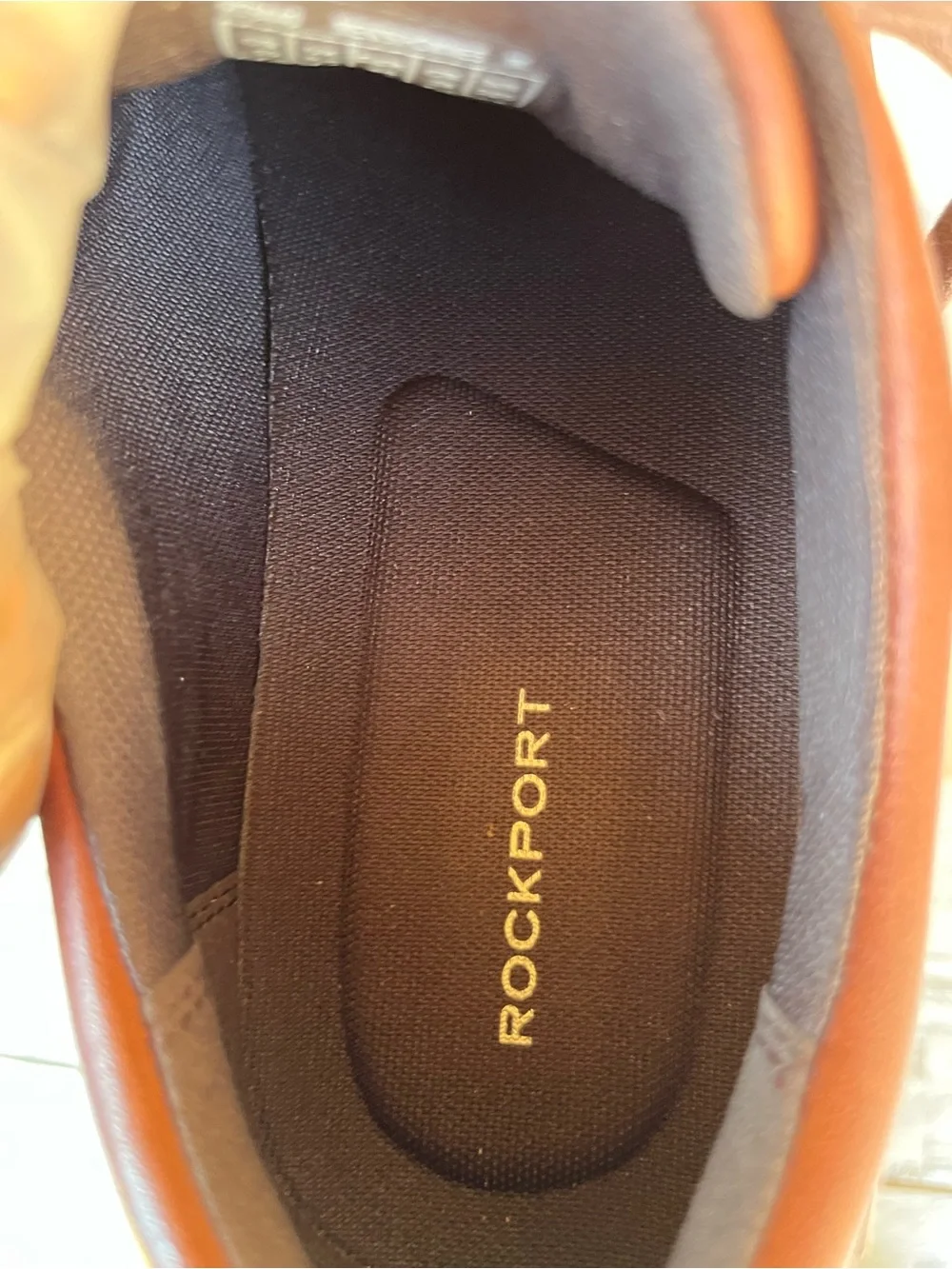 Rockport Brown Leather Oxfords Sz 10-Like New